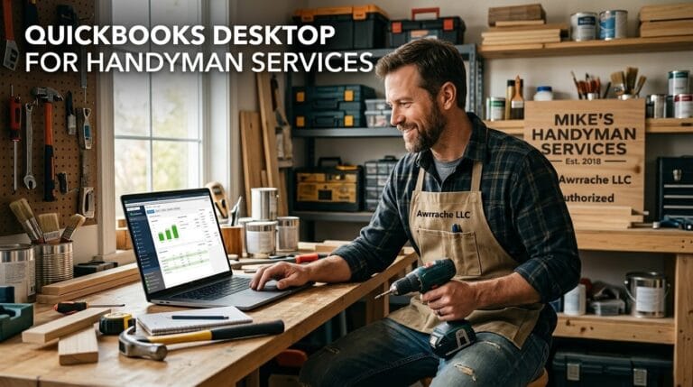 QuickBooks desktop for handyman services