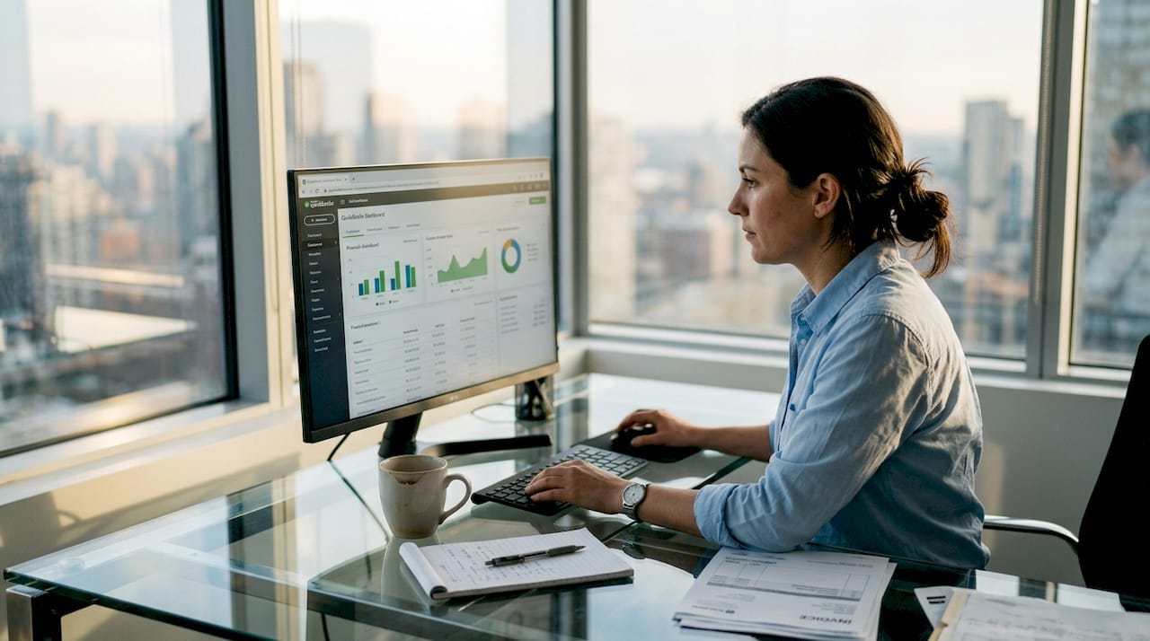 Business accounting process guide with QuickBooks 2026